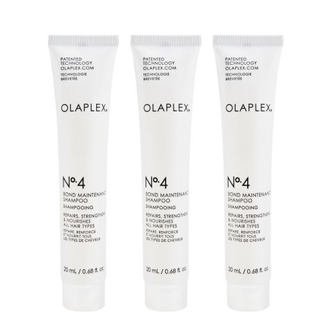 OLAPLEX 歐拉 歐啦4號溫和水潤洗髮乳 20ml 超值3入組