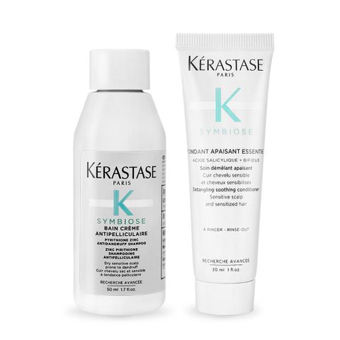 Kerastase 卡詩 極淨平衡頭皮調理組(髮浴50ml+潤髮乳30ml)-國際航空版