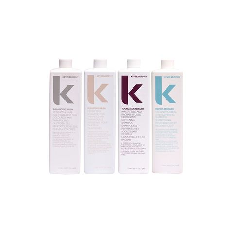 kevin murphy 凱文墨菲 乒乓髮浴/重修就好/返老還童/平衡髮浴 1000ml 洗髮精 (任選1入)