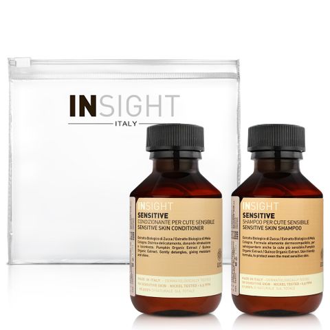 INSIGHT 茵色 敏感頭皮舒緩旅行組(髮浴100ml+護髮素100ml)