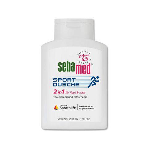 Sebamed 施巴 德國-pH5.5運動型清爽2合1洗髮精沐浴乳200ml/瓶(全膚質適用,弱酸性潔膚沐浴露,調理滋養頭皮洗髮精,頭髮身體洗沐凝膠)