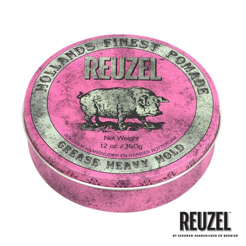 REUZEL Pink Pomade Grease 粉紅豬超強髮油 340g