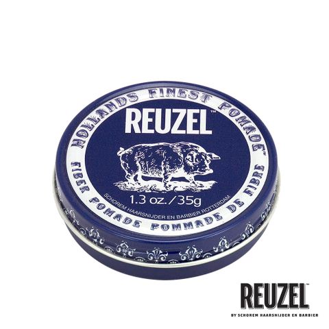 REUZEL Fiber Pomade 深藍豬強力纖維級水性髮泥 35g