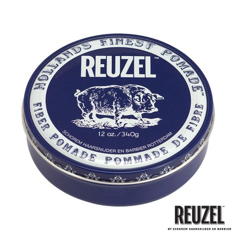 REUZEL Fiber Pomade 深藍豬強力纖維級水性髮泥 340g