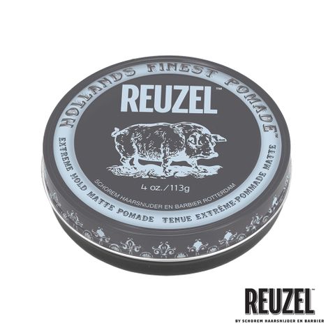 REUZEL Extreme Hold Matte Pomade  灰豬極強水泥級無光澤髮蠟 113g