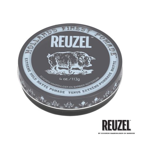 REUZEL 灰豬極強水泥級無光澤髮蠟113g