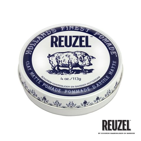 REUZEL 白豬強力黏土級水性髮泥113g