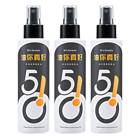 《台塑生醫》Drs Formula 510油你真好-柔亮潤澤精華油(升級版)150ml*3入