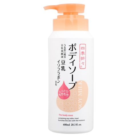 KUM 熊野 日本原裝進口 ANO 油脂 豆乳美肌水潤沐浴乳 600ml