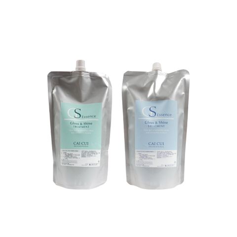 CAICUI 采萃 亮澤雙向修護液 藍-玫瑰 / 綠-茉莉 500ml 補充包 (任選一入) 髮妝水