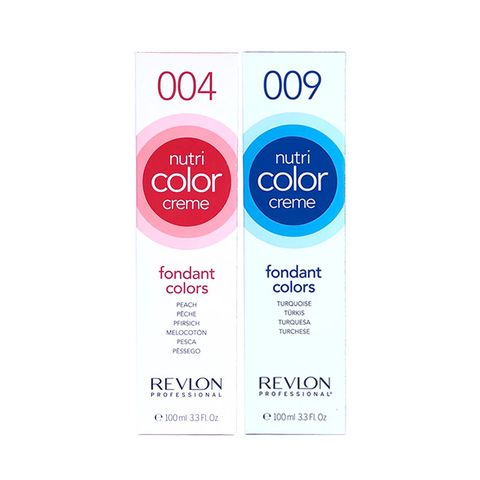 Revlon 露華濃 004蜜桃色/009土耳其藍 彩繪染髮霜 100ml (任選1入)