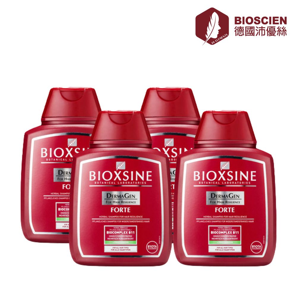 BIOSCIEN 沛優絲 【德國】八倍強效密絲洗髮露(300ml*4入)