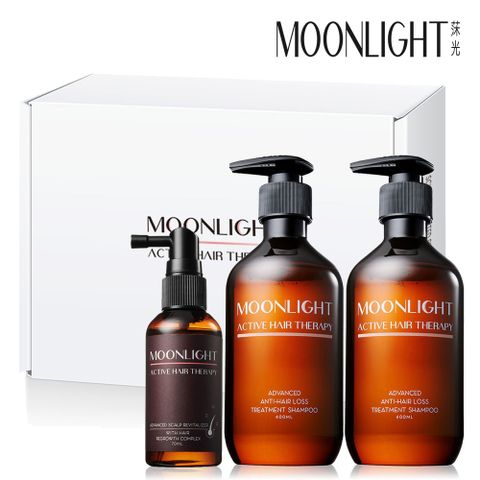 Moonlight 鞏固髮根豐盈禮盒(建髮洗髮精400mL x2 +毛囊精華液 70mL)