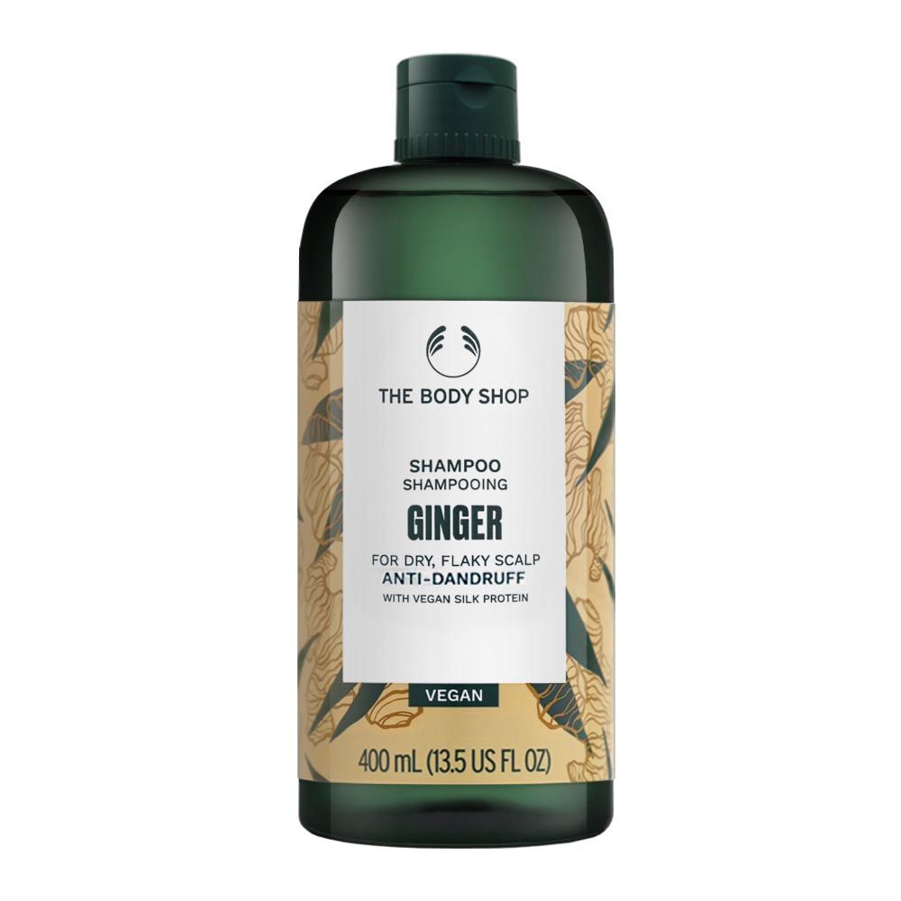 The Body Shop 美體小舖 薑根鏗活調理洗髮精400ml 新版 (頭皮活絡循環.淨化.髮根強韌)