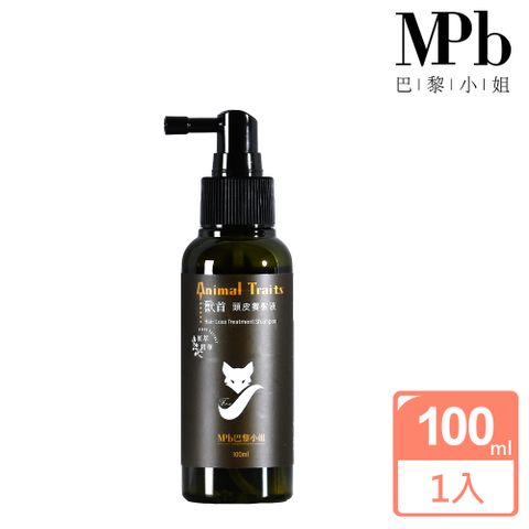 MPB 巴黎小姐 獸首Animal Traits狐狸頭皮養髮液100ml