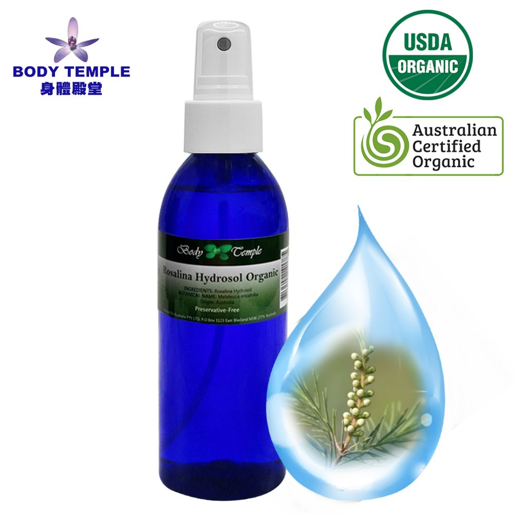 Body Temple 身體殿堂 100%有機沼澤茶樹(Rosalina)精油純露 200ml