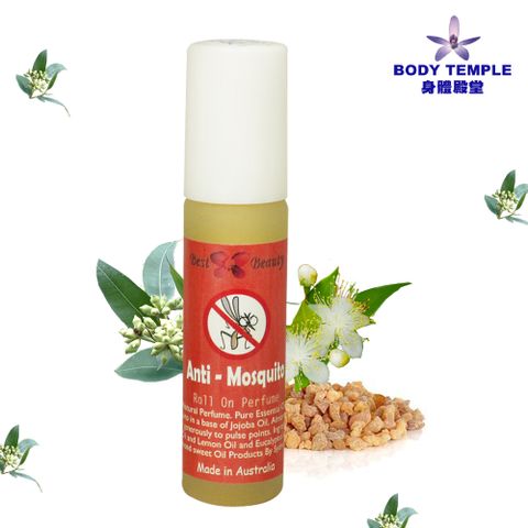 Body Temple 身體殿堂 蚊蟲剋星 隨身精油滾珠按摩棒 9ml
