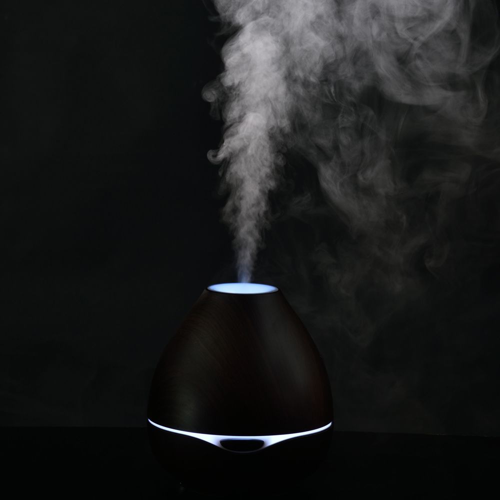ANDZEN 安得仁 歐美木紋風格燈控負離子超音波水氧機(AZ-3001深木紋)+單方複方精油任選2瓶