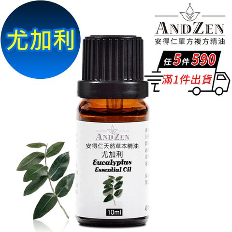 ANDZEN 安得仁 天然草本單方純精油10ml-尤加利