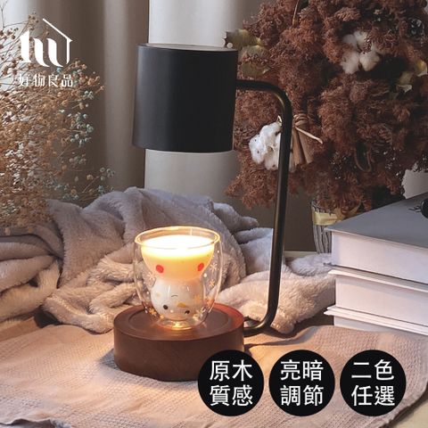 【好物良品】北歐簡樸融蠟燈桌面氣氛夜燈(2款任選｜附燈泡)