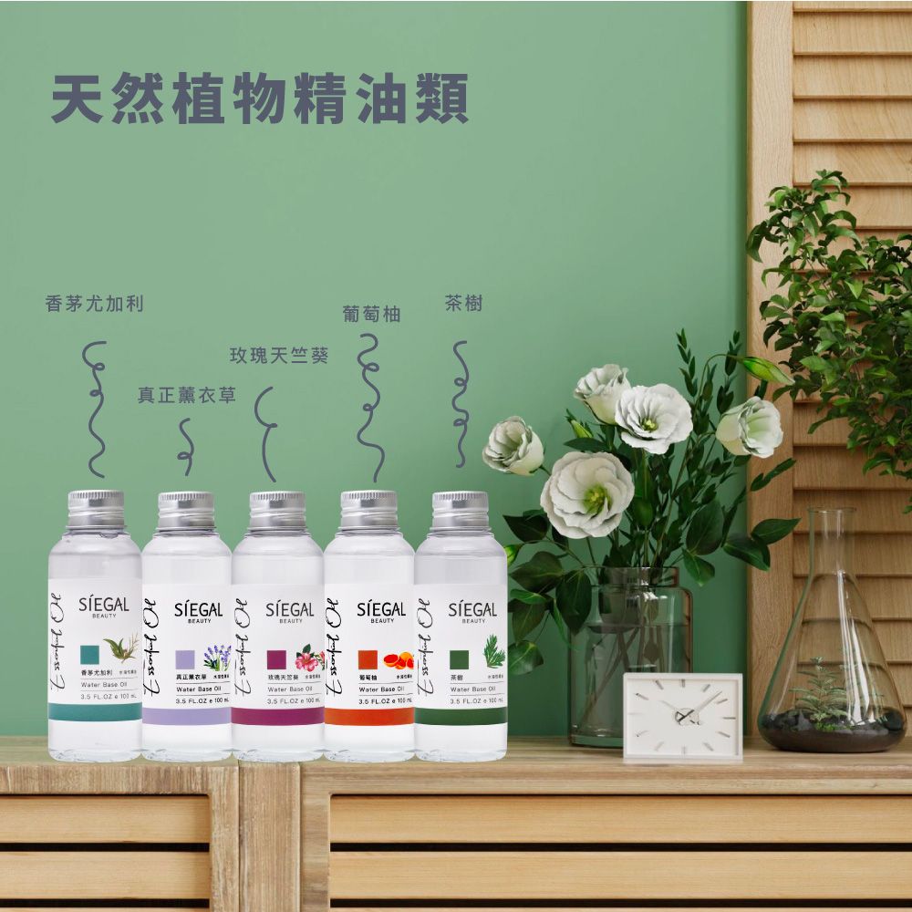 Siegal 思高 水溶性精油 100ml/瓶 香氛精油 搭配水氧機使用