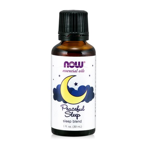 NOW 晚安舒眠精油(30ml)Peaceful Sleep Oil Blend