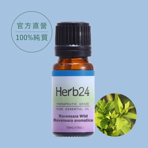 【草本24。Herb24】羅文沙葉 純質精油 10ml