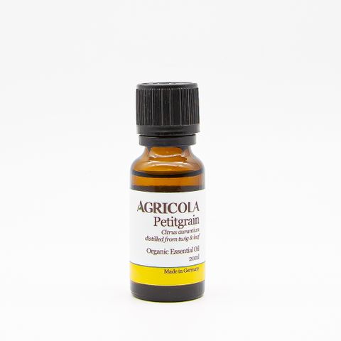 Agricola 植物者 -苦橙葉精油(20ml/歐盟有機認證)- 德國原裝進口 純植物萃取天然擴香