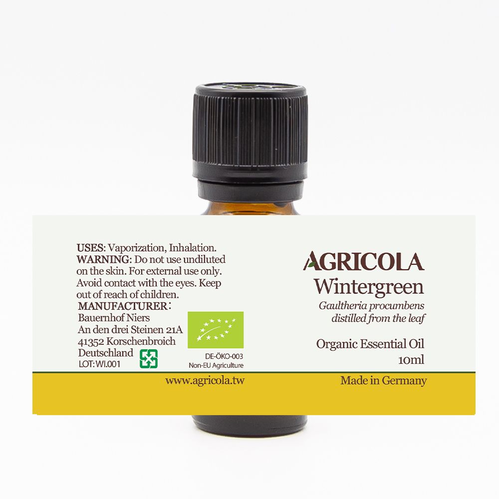 Agricola 植物者 -有機冬青精油(10ml/歐盟有機認證)- 德國原裝進口 純植物萃取天然擴香