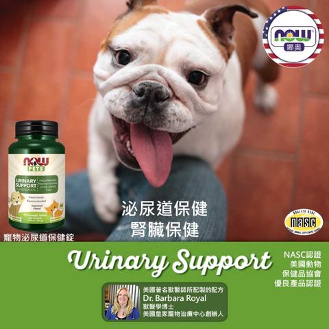 NOW娜奧 【NOW 娜奧】Urinary Support For Dogs & Cats 寵物泌尿道保健錠 90顆 ~ Now Foods 4320