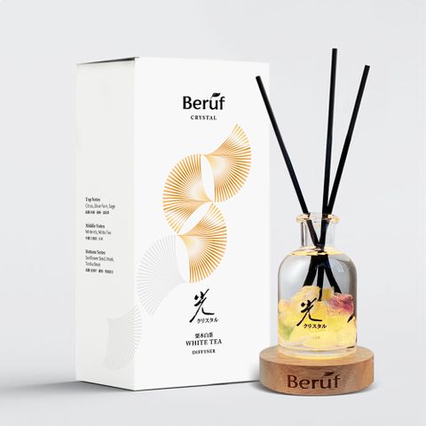 【Berùf百芙】水晶香氛光瓶-全彩水晶 120g
