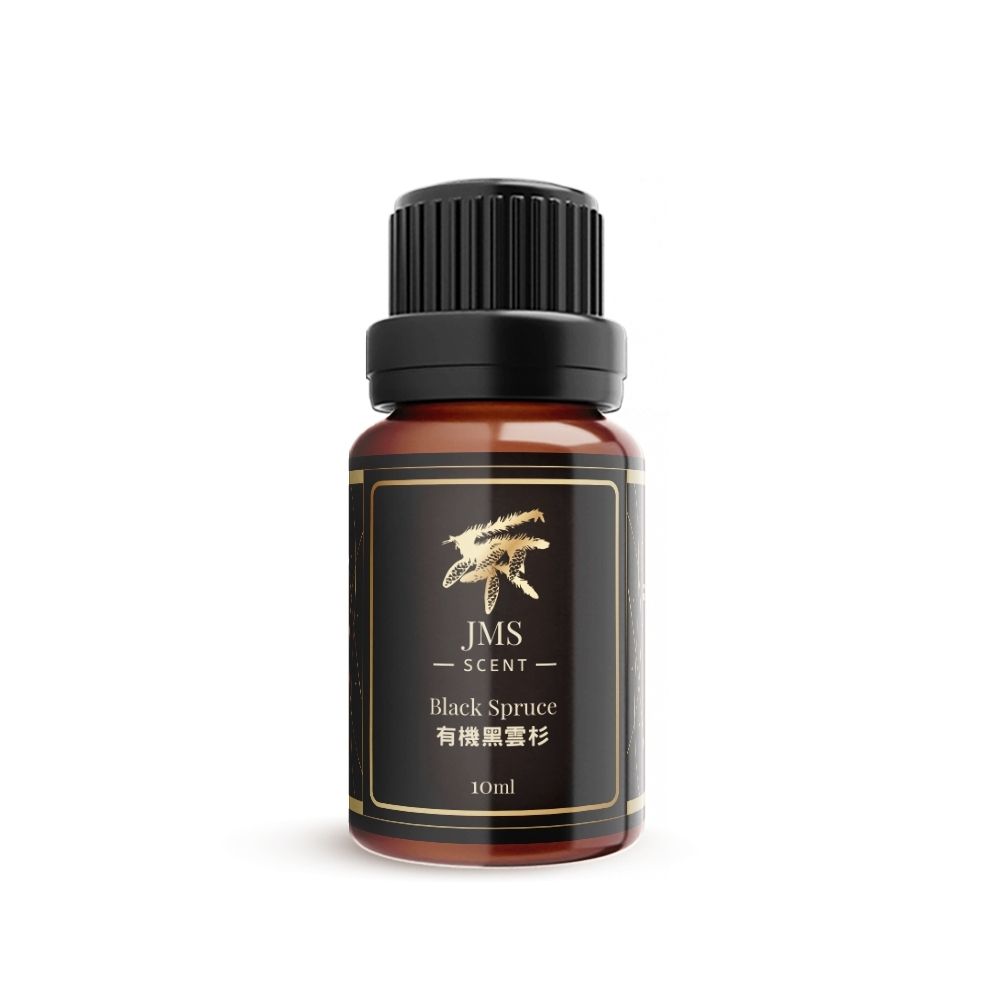  JMScent 有機黑雲杉精油 GCMS/COA/CO 歐盟Ecocert有機認證 100%天然單方精油【10ml】