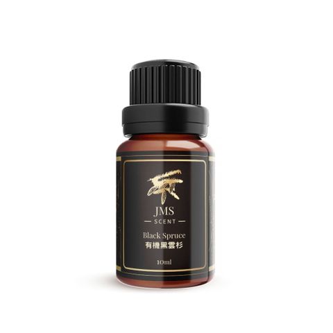 JMScent 有機黑雲杉精油 GCMS/COA/CO 歐盟Ecocert有機認證 100%天然單方精油【10ml】