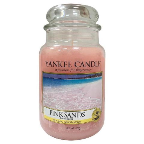 YANKEE CANDLE 香氛蠟燭-粉紅沙 623g