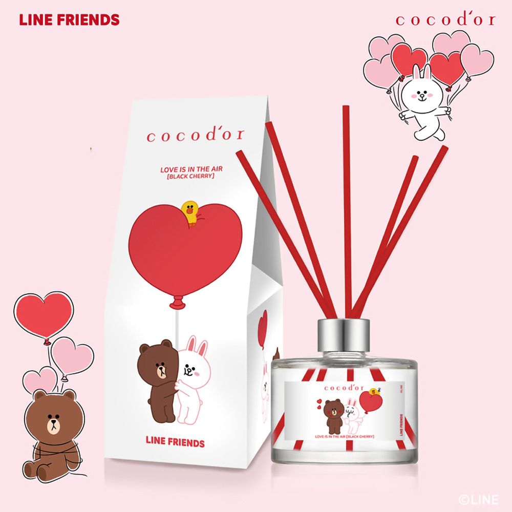 Cocod'or cocodor官方直營-LINE FRIENDS系列擴香瓶200ml-愛無所不在