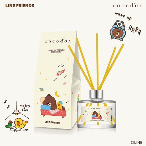 Cocod'or cocodor官方直營-LINE FRIENDS系列擴香瓶200ml-夢境漫遊