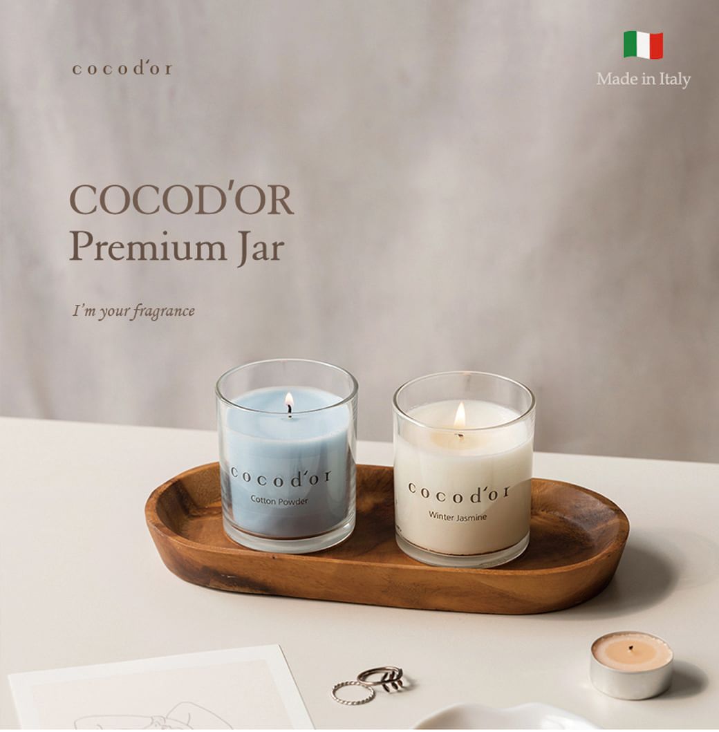 COCODORPremium JarIm your fragrance Cotton Powder Winter JasmineMade in Italy