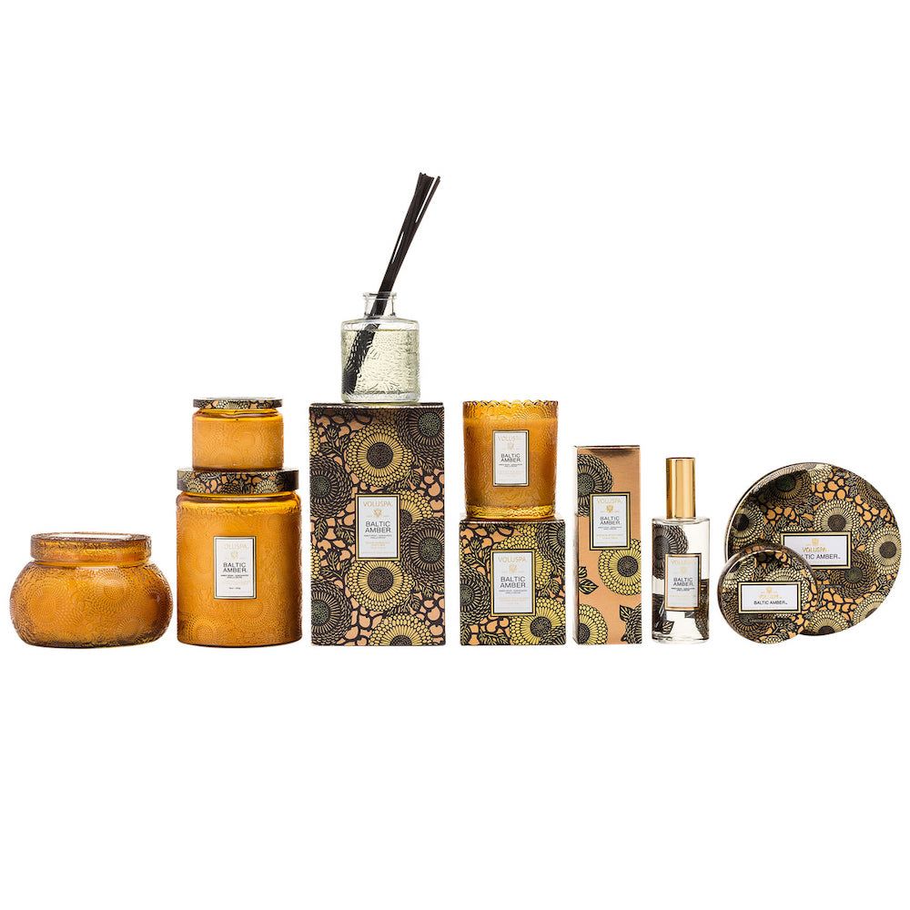 Voluspa 美國原廠正品  波羅的海琥珀 香氛蠟燭 Baltic Amber 3.2oz/90g 日式庭園系列
