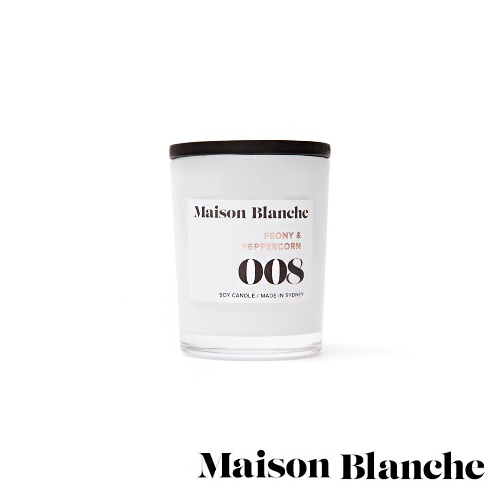  澳洲Maison Blanche 008 牡丹胡椒 60g 手工香氛蠟燭