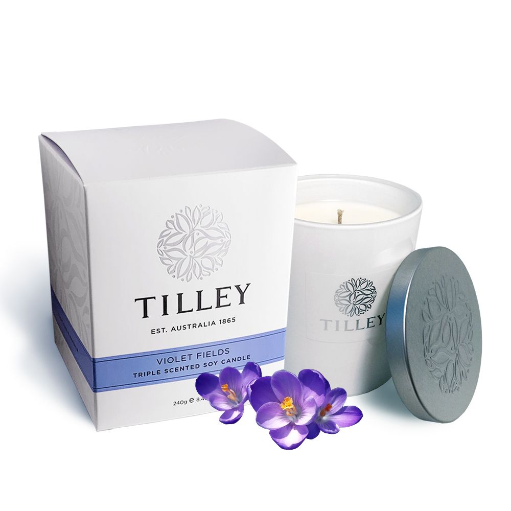 Tilley 百年特莉  紫羅蘭香氛大豆蠟燭240g