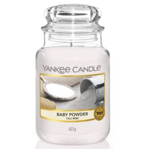 yankee candle 嬰兒爽身粉香氛蠟燭623g