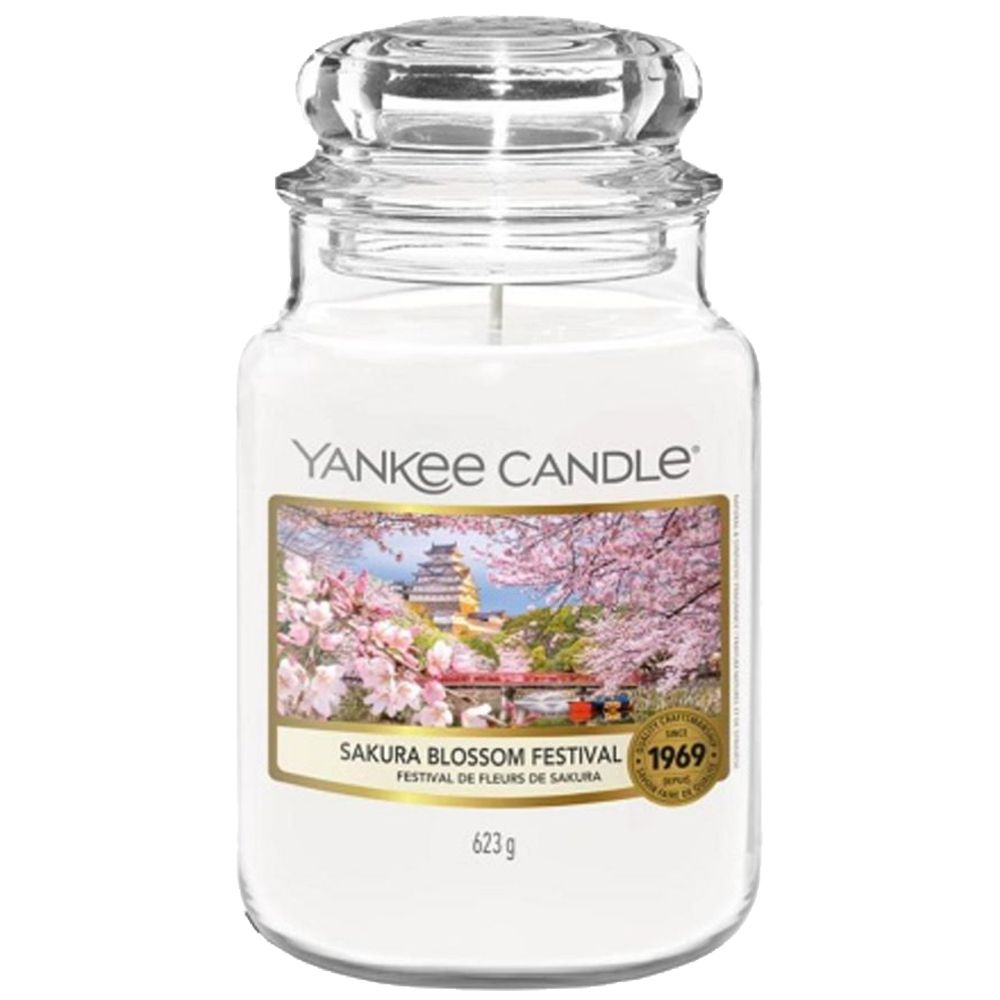 yankee candle 櫻花祭香氛香氛蠟燭623g