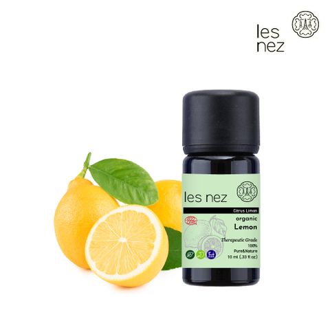 Les nez 香鼻子 天然單方有機認證 檸檬純精油 10ML