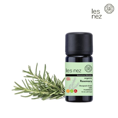 Les nez 香鼻子 天然單方有機認證 迷迭香純精油 10ML