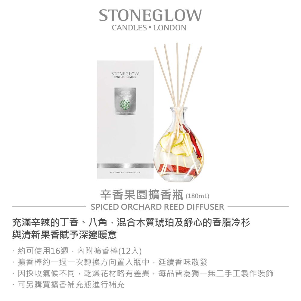 STONEGLOW 辛香果園擴香瓶 180mL