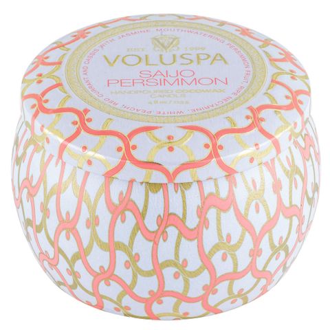 Voluspa 美國原廠正品  西條柚子 香氛蠟燭 SAIJO PERSIMMON 4oz/113g 白屋系列