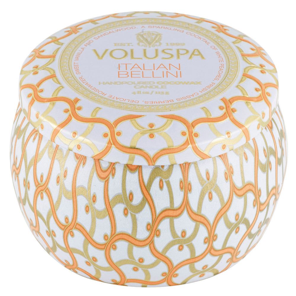 Voluspa 美國原廠正品  義大利貝里尼 香氛蠟燭 ITALIAN BELLINI 4oz/113g 白屋系列