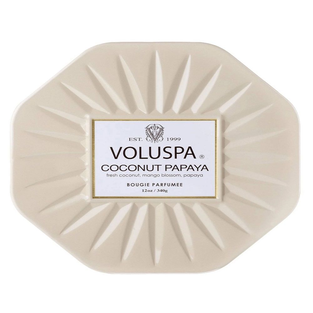 Voluspa 美國 Japonica日式庭園系列PERUVIAN LIME JARDIN 祕魯萊姆 3芯八角形錫340g 香氛蠟燭