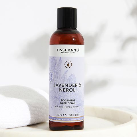 TISSERAND 滴莎藍德 薰衣草與橙花精油泡泡浴 Lavender & Neroli Soothing Bath Soak 200ml