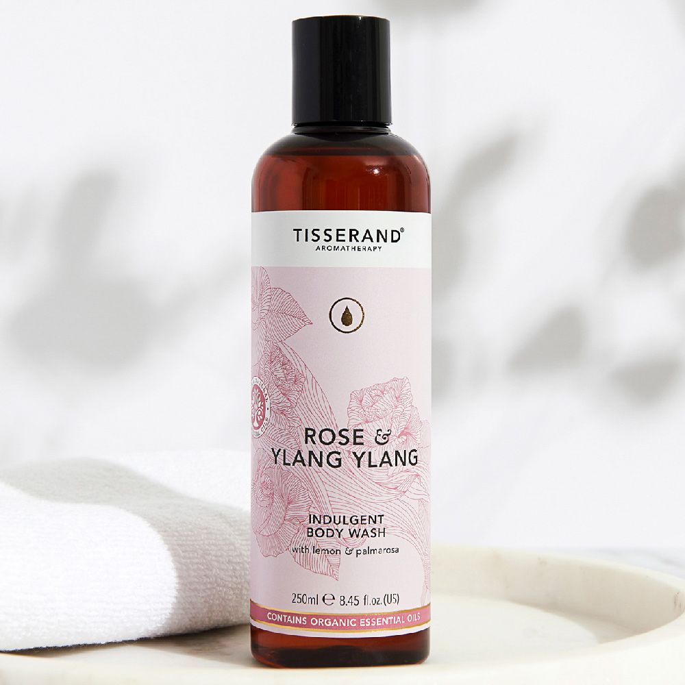 TISSERAND 滴莎藍德  玫瑰與伊蘭沐浴膠 Rose & Ylang Ylang Indulgent Body Wash 250ml